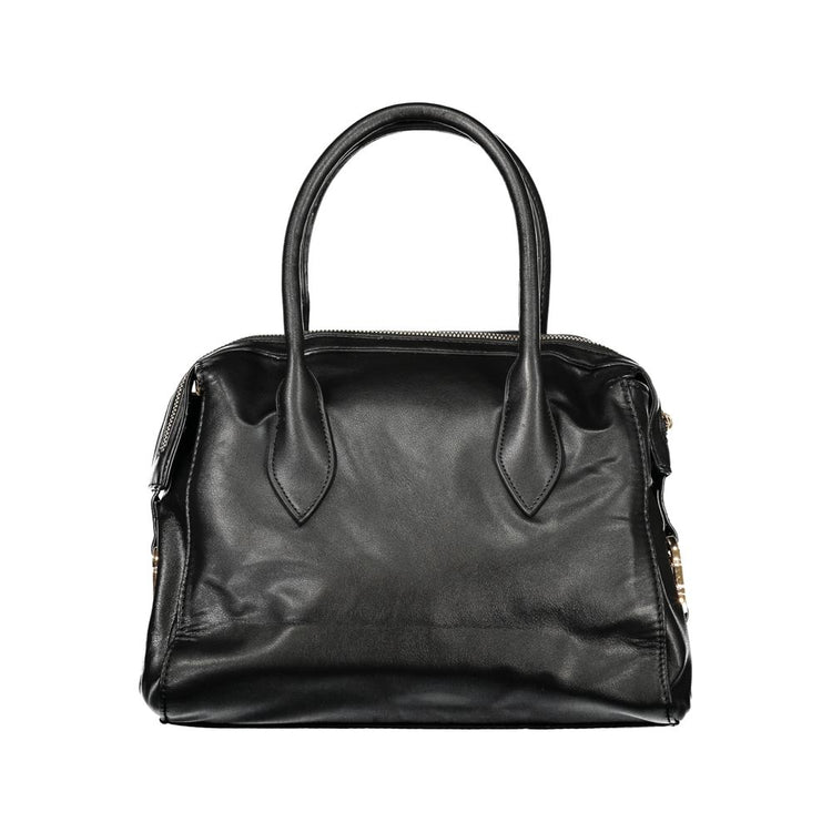 Black PVC Women Handbag