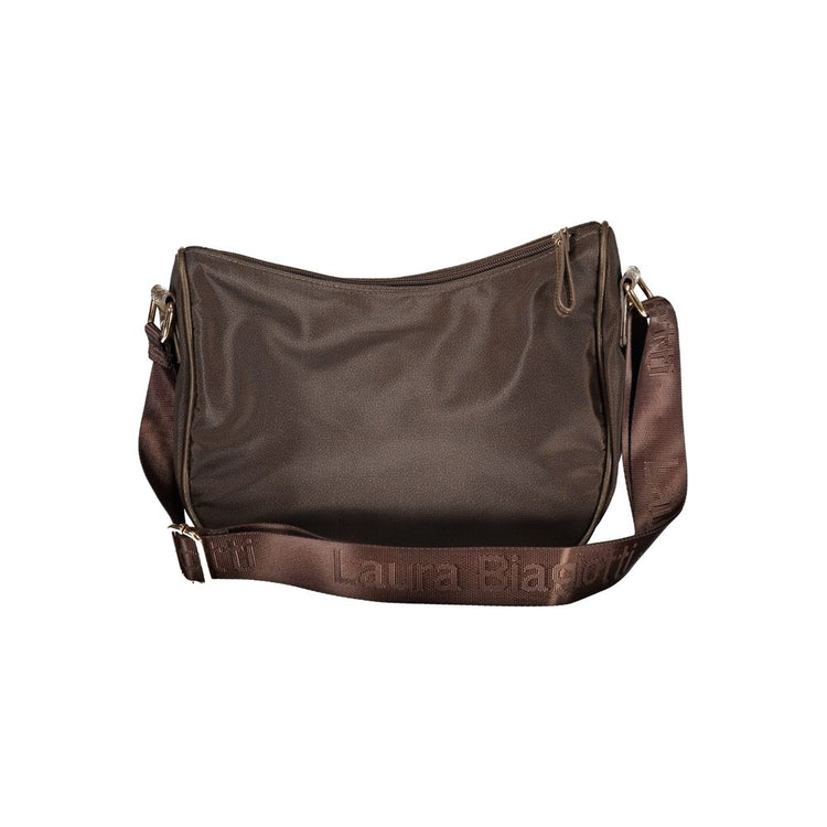 Marrone Polyester Women Handbag