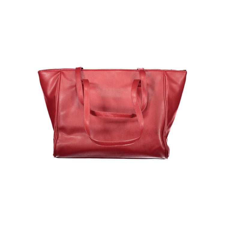 Rosso PVC Women Handbag