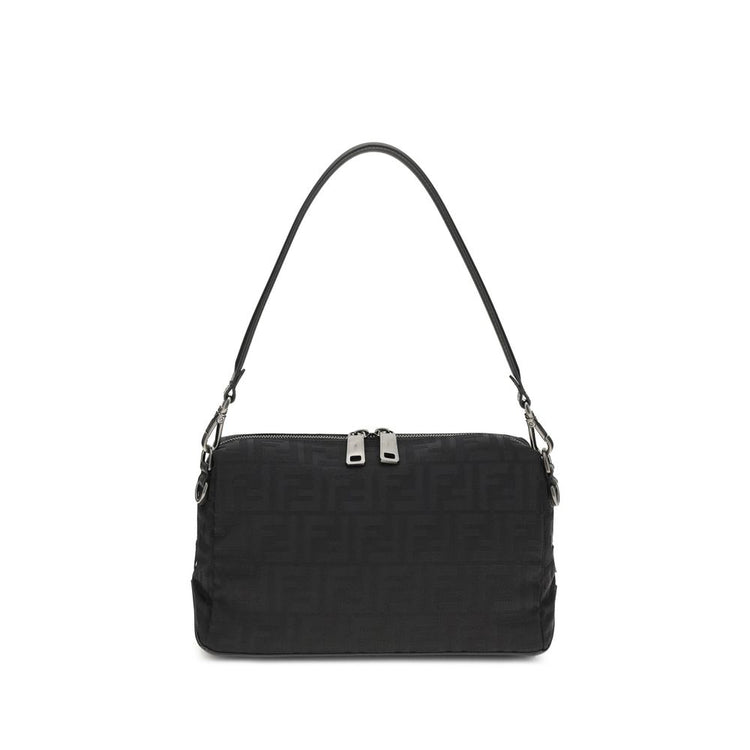 Black Nylon Shoulder Bag