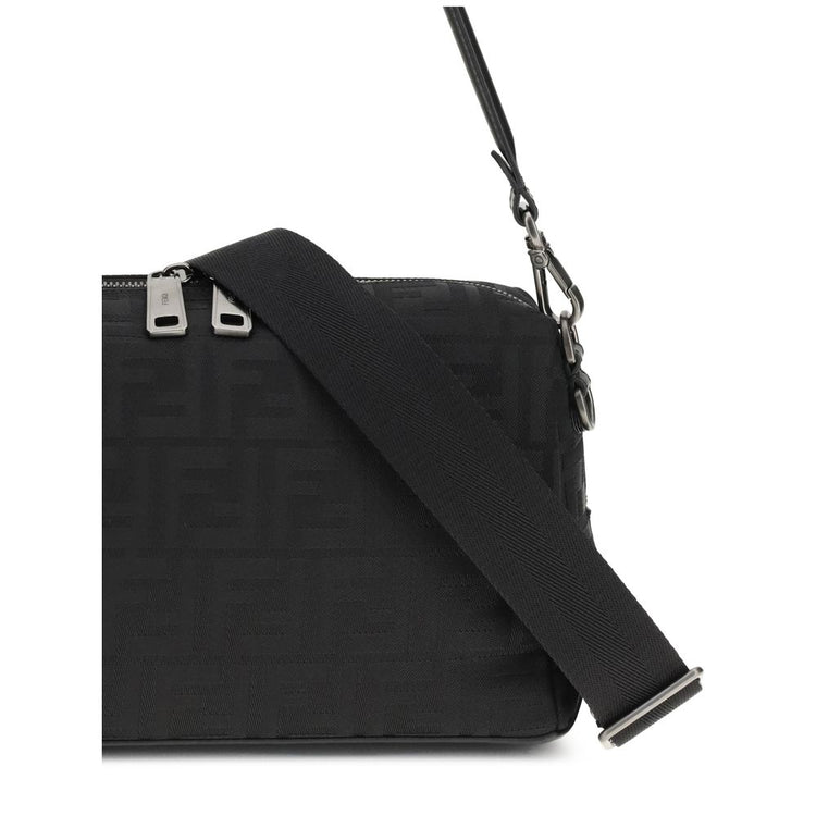 Black Nylon Shoulder Bag