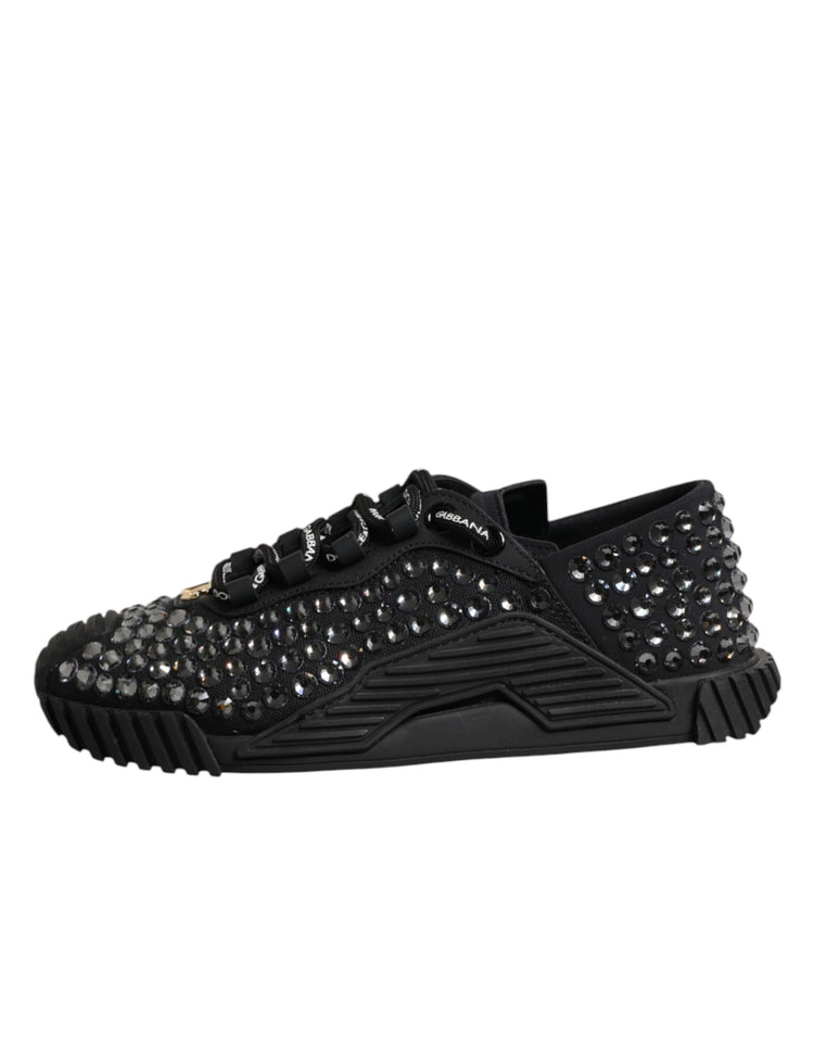 Shoes Black Embellished Low Top NS1 Sneakers Shoes