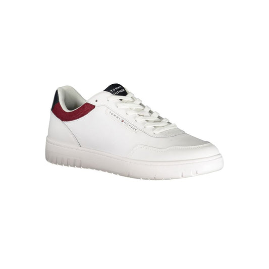 Bianco Polyurethane Men Sneaker