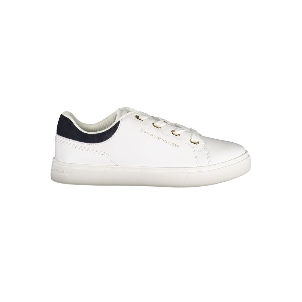 Bianco Polyurethane Women Sneaker