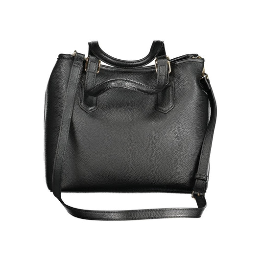 Nero Polyurethane Women Handbag
