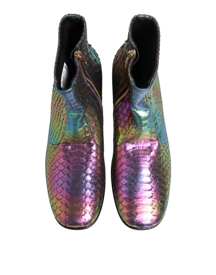 Multicolor Chelsea Short Ankle Boots Shoes