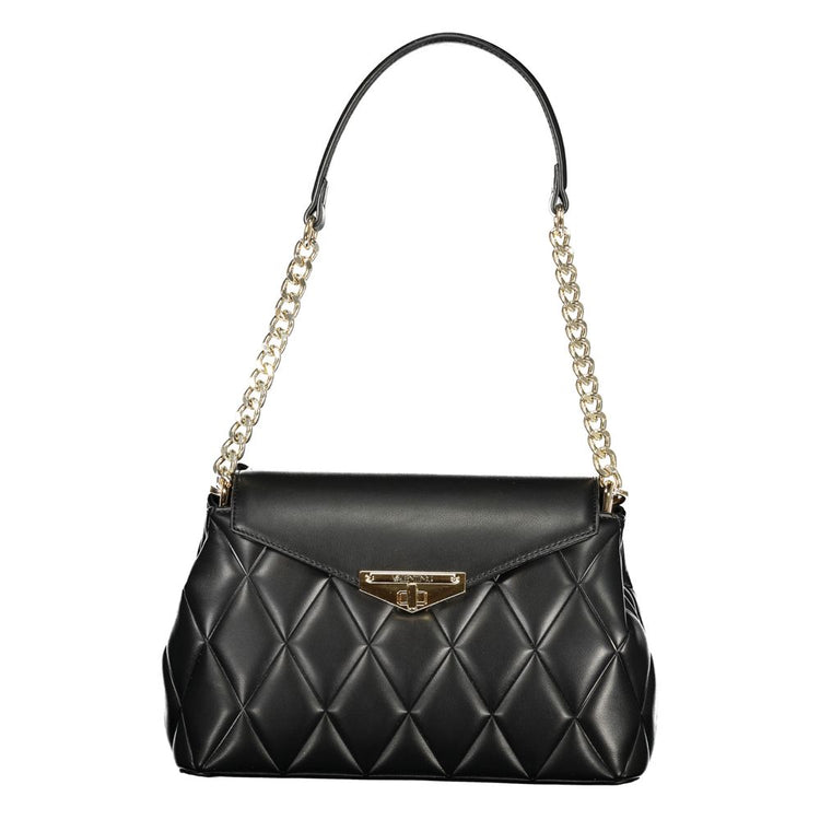 Nero Polyurethane Women Shoulder Bag