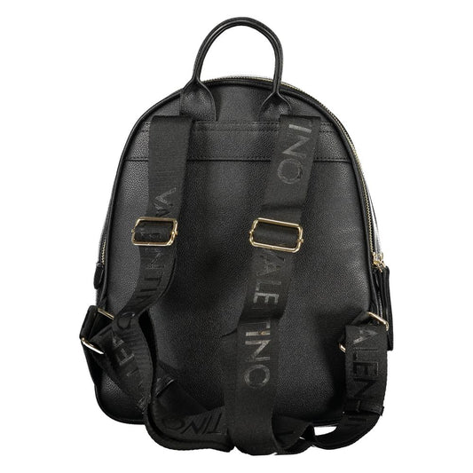 Nero Poliuretano Women Backpack