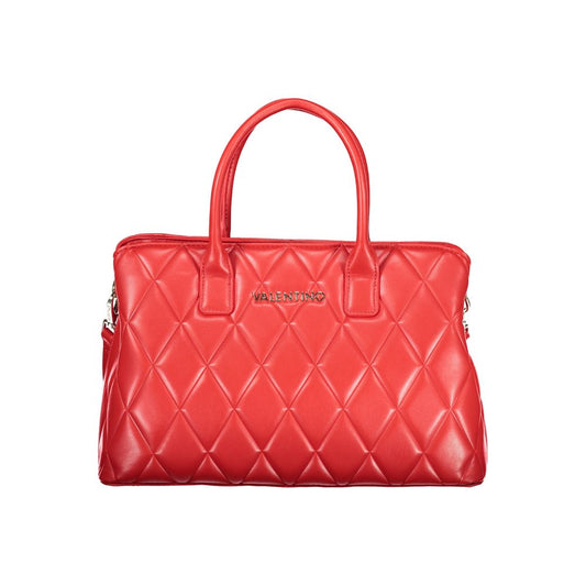 Rosso Polyurethane Women Handbag