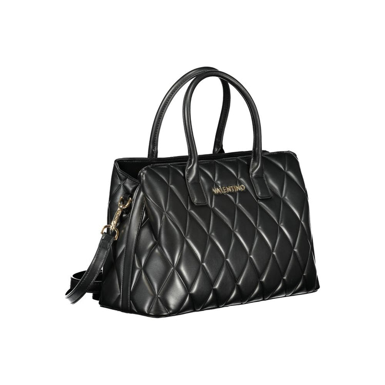 Nero Polyurethane Women Handbag
