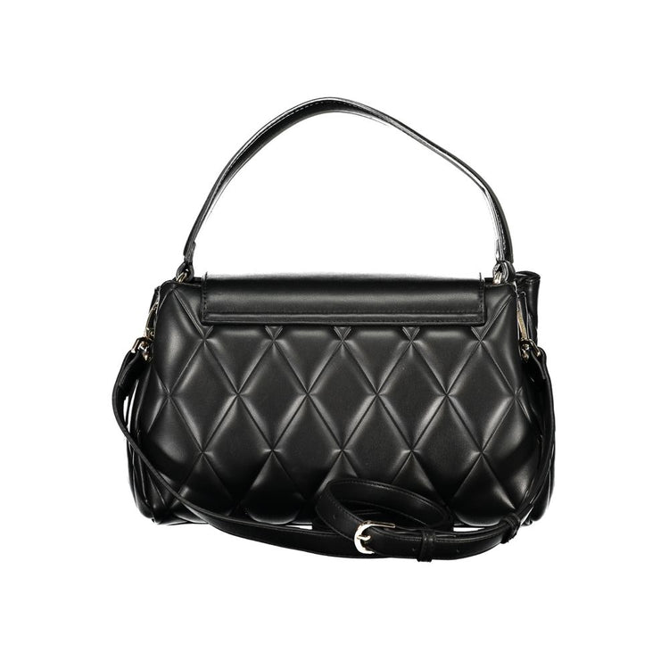 Nero Polyurethane Women Handbag