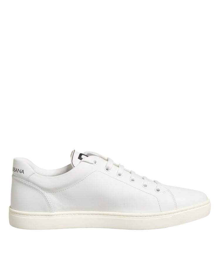 White Prince Leather Low Top Men Sneakers Shoes