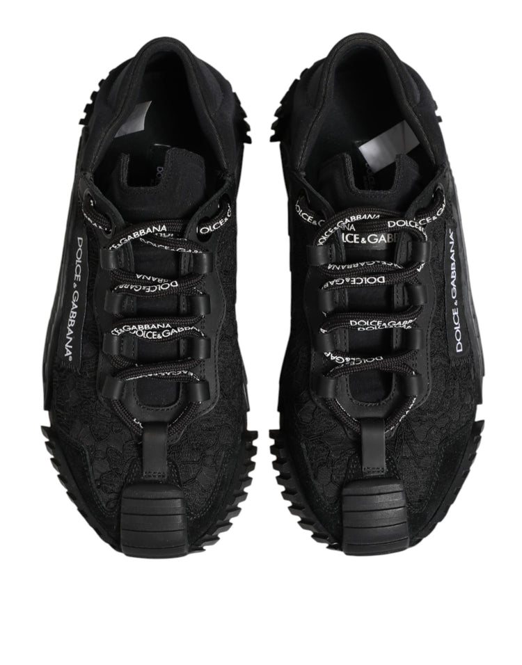 Black Logo Lace Low Top NS1 Sneakers Shoes