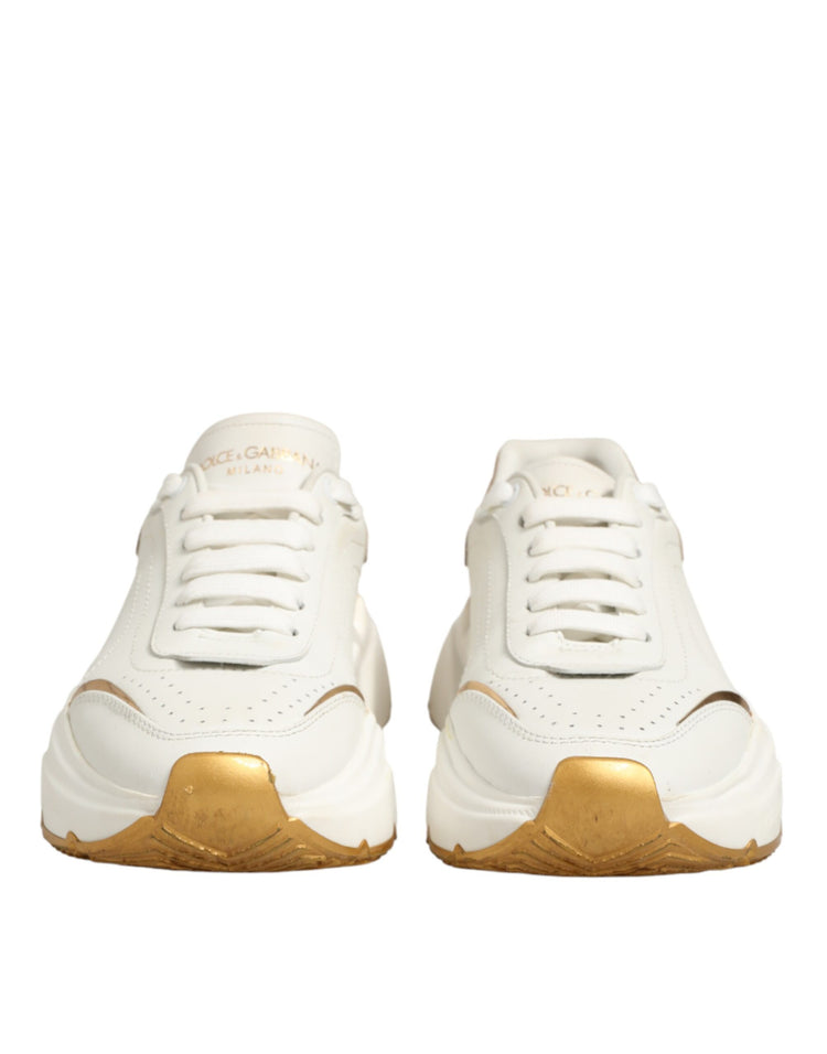 White Gold Daymaster Low Top Sneakers Shoes