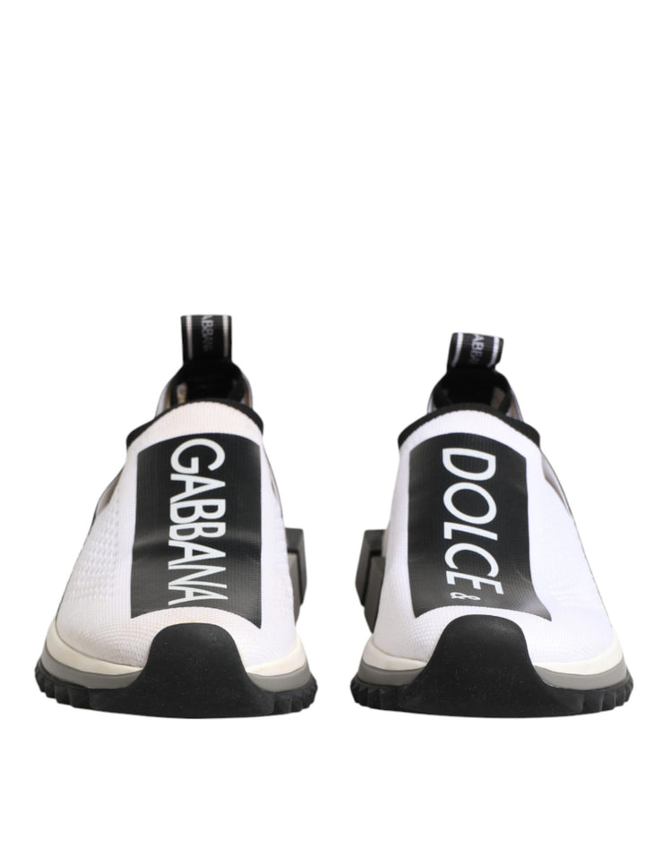 White Logo Low Top Sorrento Sneakers Shoes