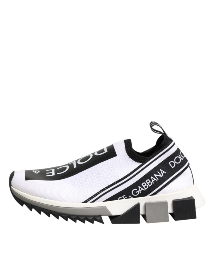 White Logo Low Top Sorrento Sneakers Shoes