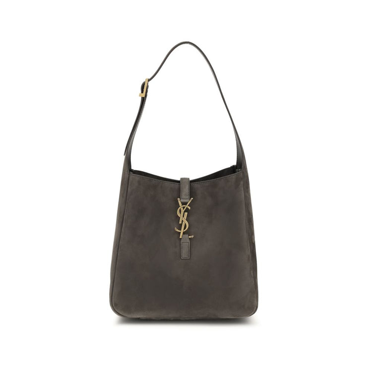 Gray Calf Leather Bos Taurus Shoulder Bag
