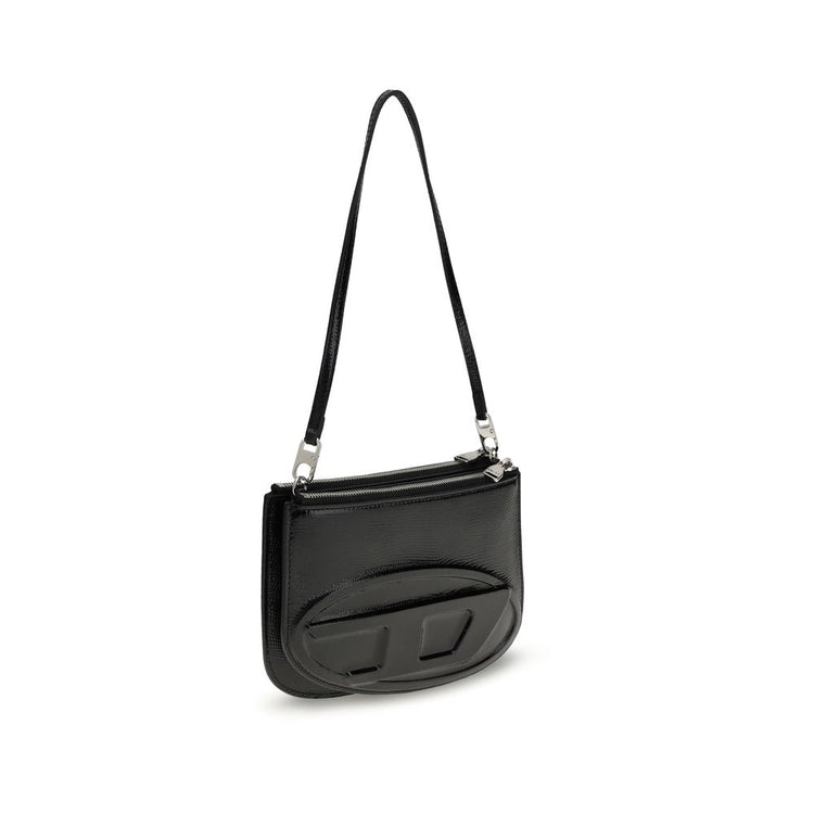 Black Calf Leather Bos Taurus Shoulder Bag