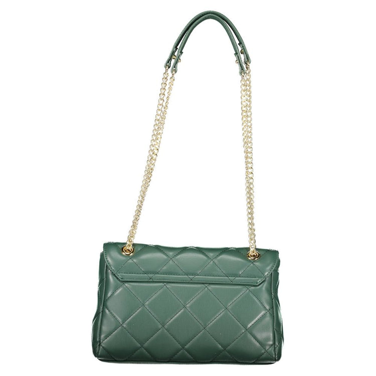 Green Polyethylene Women Handbag