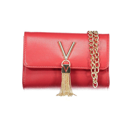 Rosso Polyurethane Women Handbag