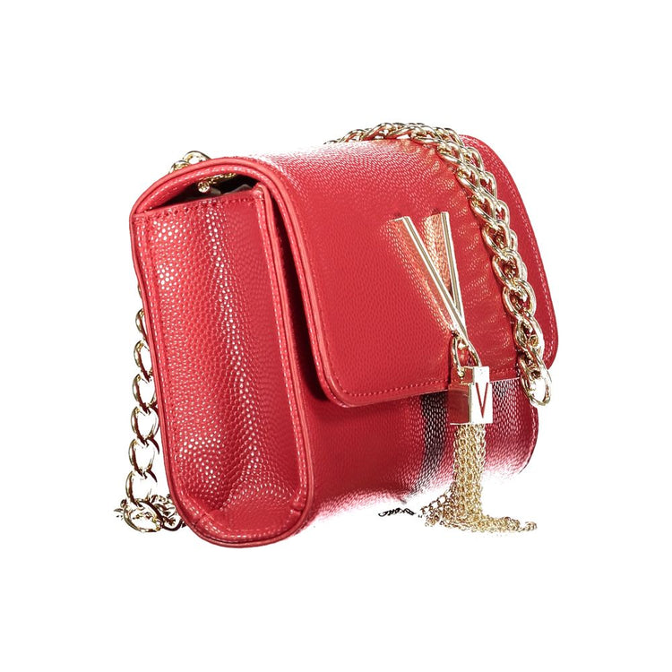 Rosso Polyurethane Women Handbag