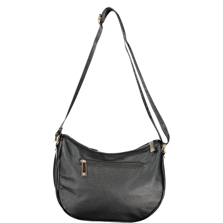 Black PVC Women Handbag