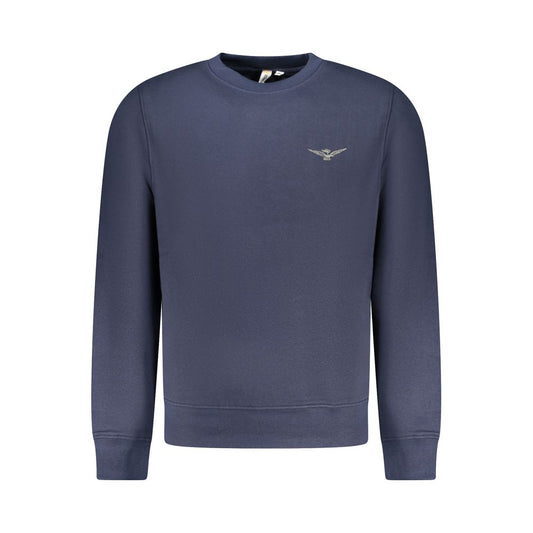 "Blu Cotton Men Sweatshirt"