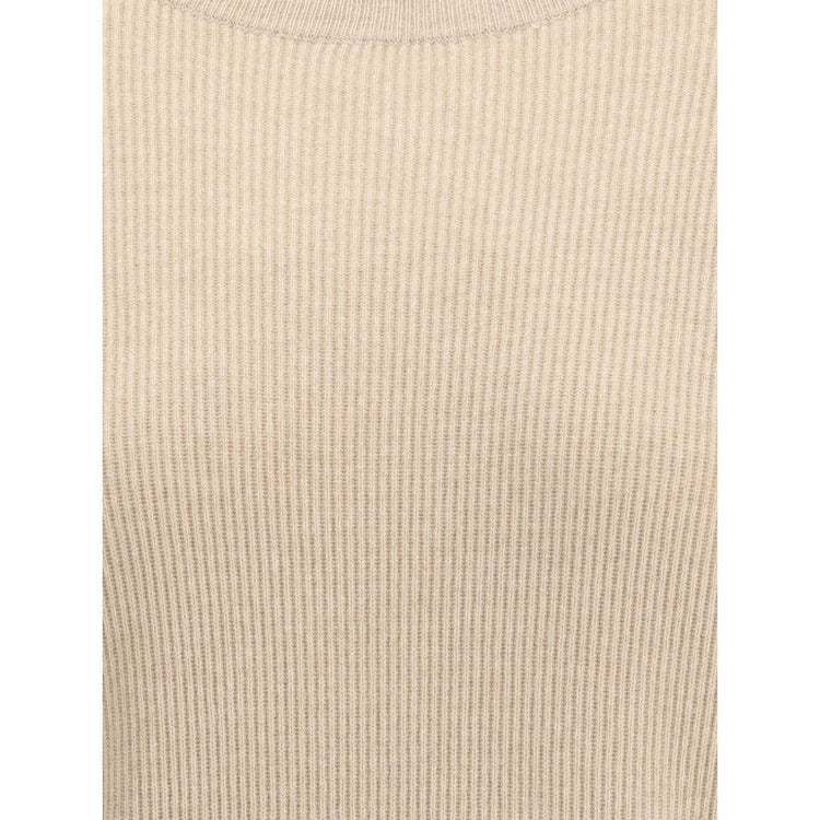 Beige Cashmere Cashmere Sweater