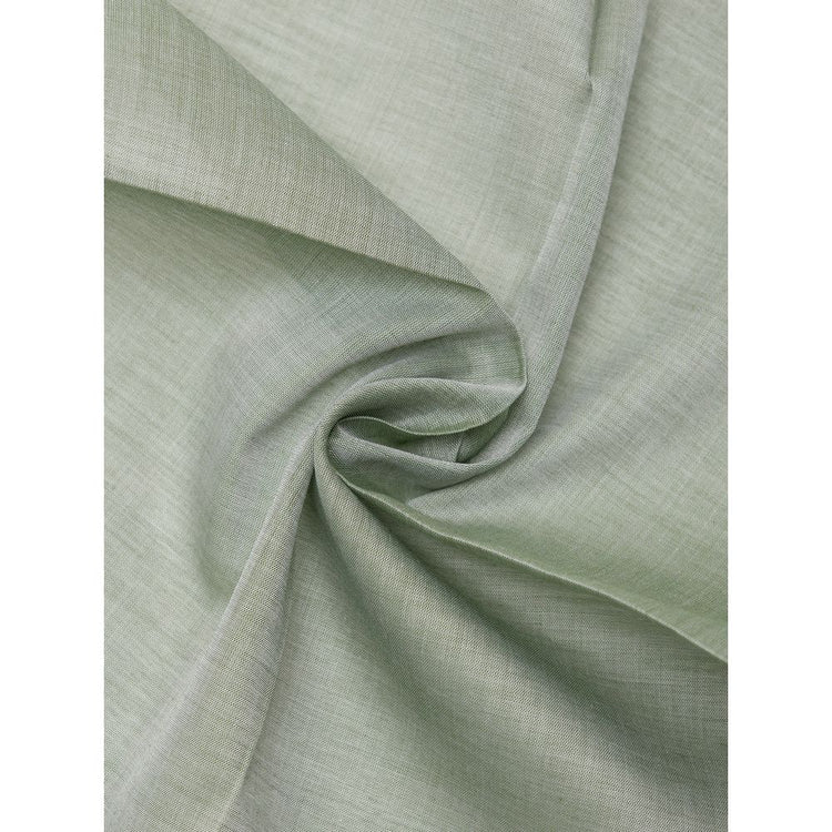 Green Cotton Pocket Square