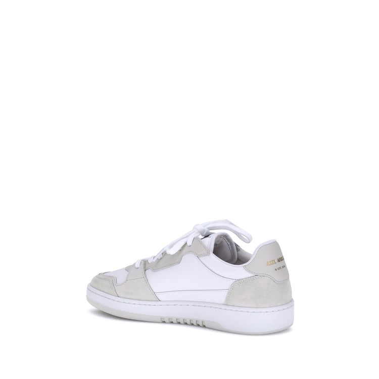 White Recycled Polyester Low Top Sneakers