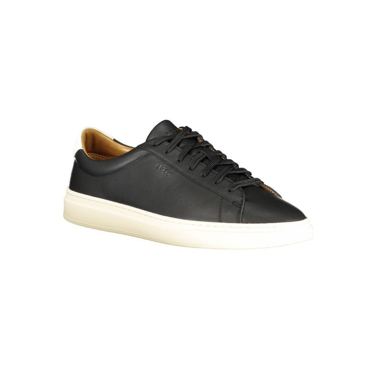 Nero Leather Men Sneaker