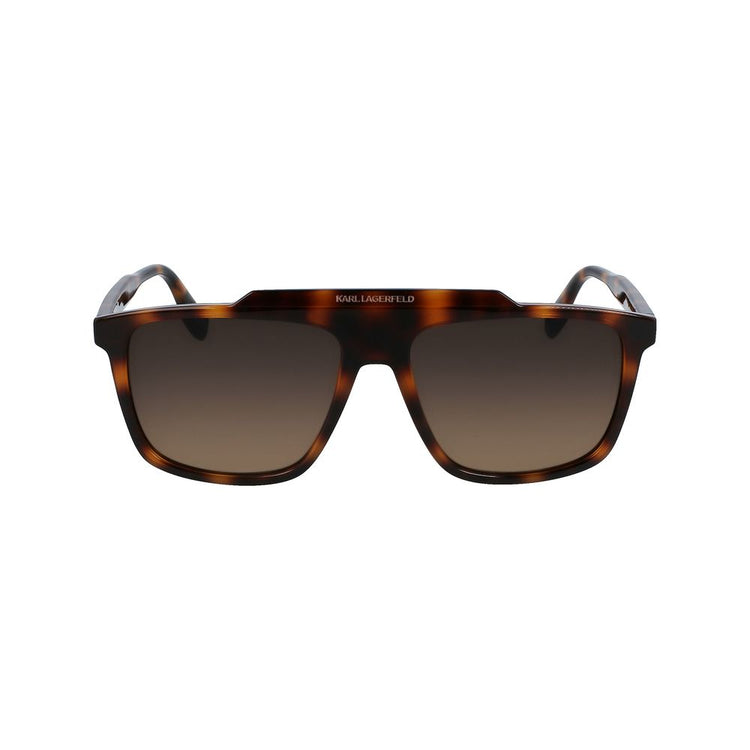 Brown Injected Sunglasses