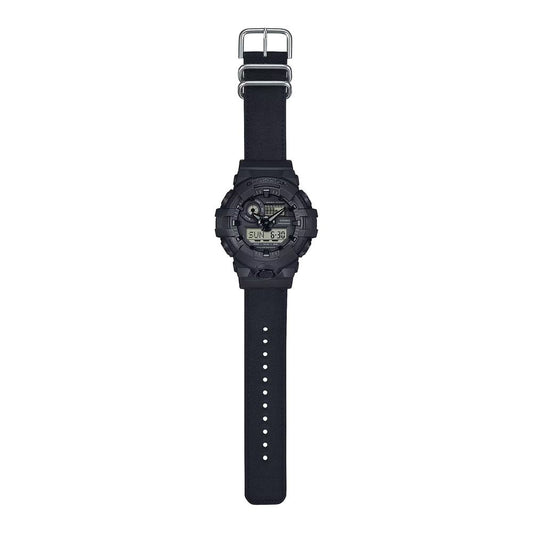 Black Resin Sport Watch