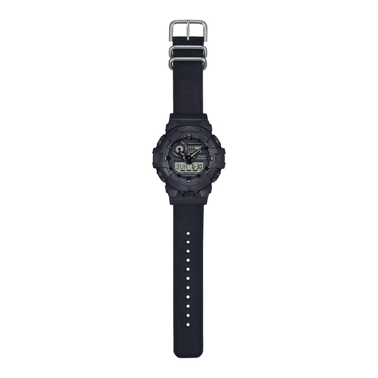 Black Resin Sport Watch