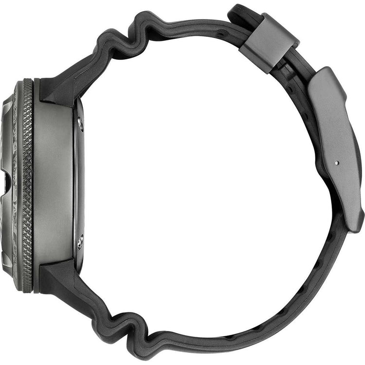 Black Rubber Sport Watch