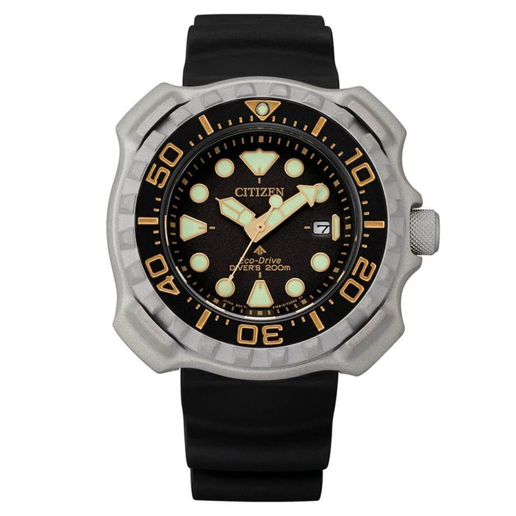 Black Rubber Sport Watch