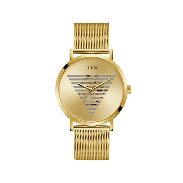 Gold Stainless Steel Dress Watch