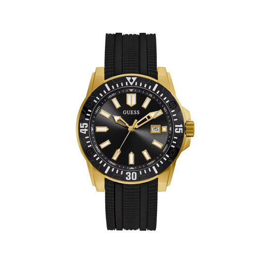 Black Synthetic Dress Watch