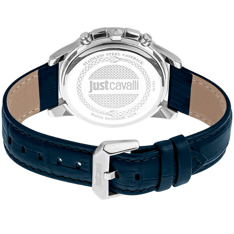 Black Leather Bracelet Watch