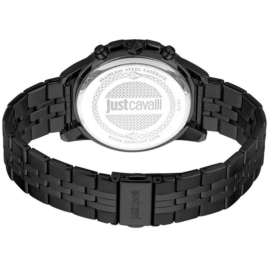 Black Stainless Steel Dress Watch