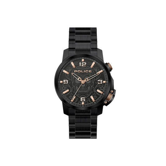 Black Stainless Steel Dress Watch