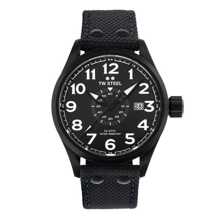 Black Fabric Sport Watch