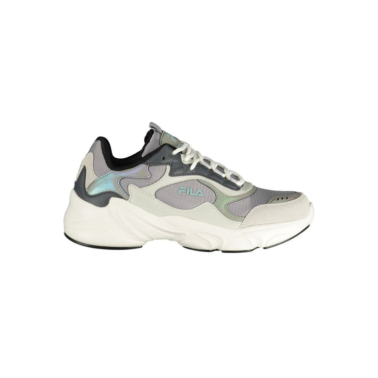 Grigio Polyurethane Women Sneaker