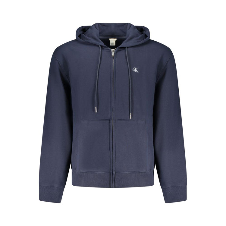 "Blu Cotton Men's Hooded Sweatshirt"