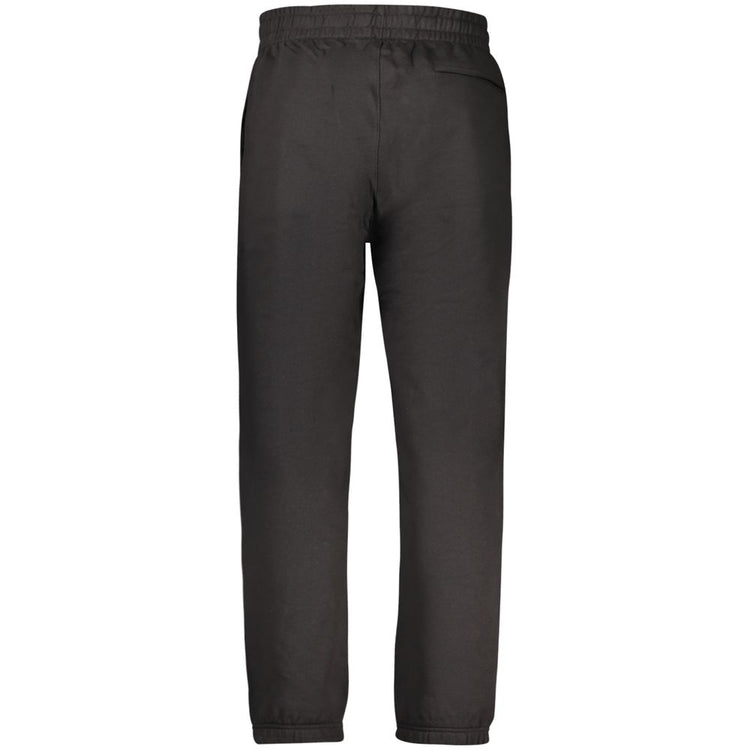 Black Cotton Men's Track Pant
