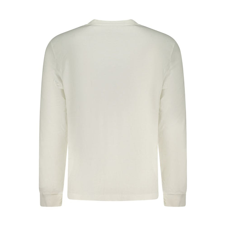 White Cotton Men T-Shirt