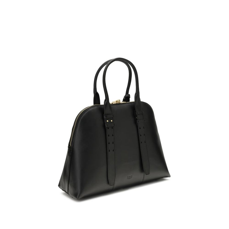 Black Calf Leather Bos Taurus Shoulder Bag