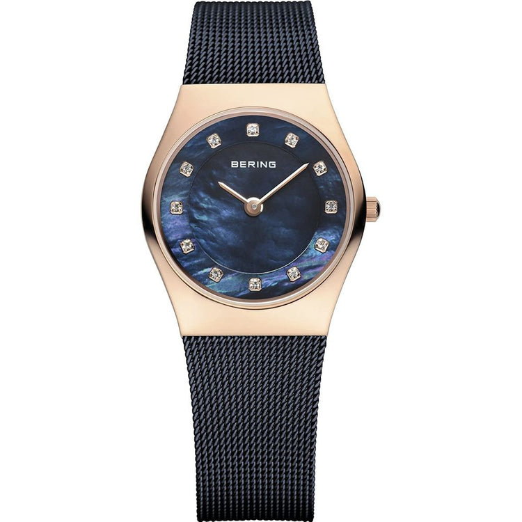 Navy Blue Stainless Steel Dress Watch