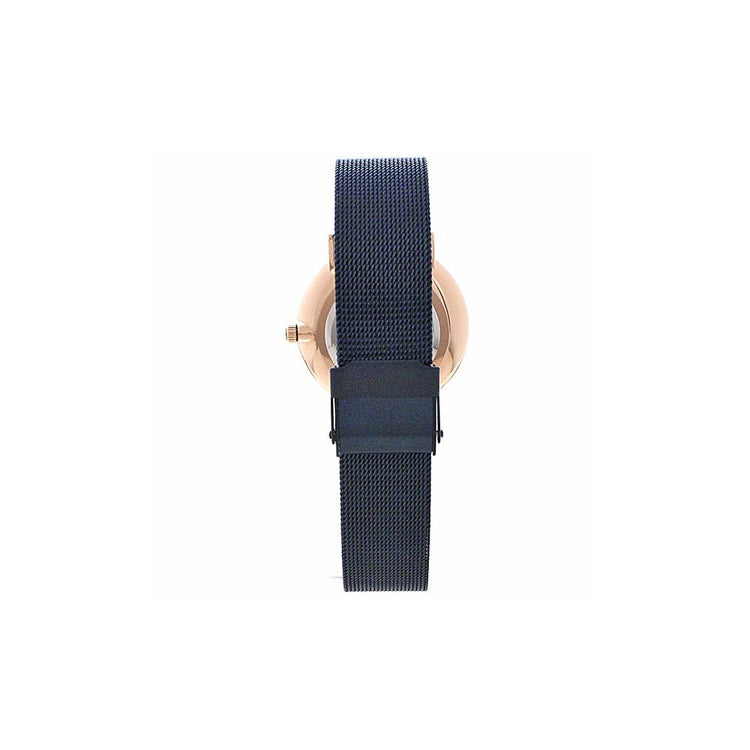 Navy Blue Stainless Steel Dress Watch