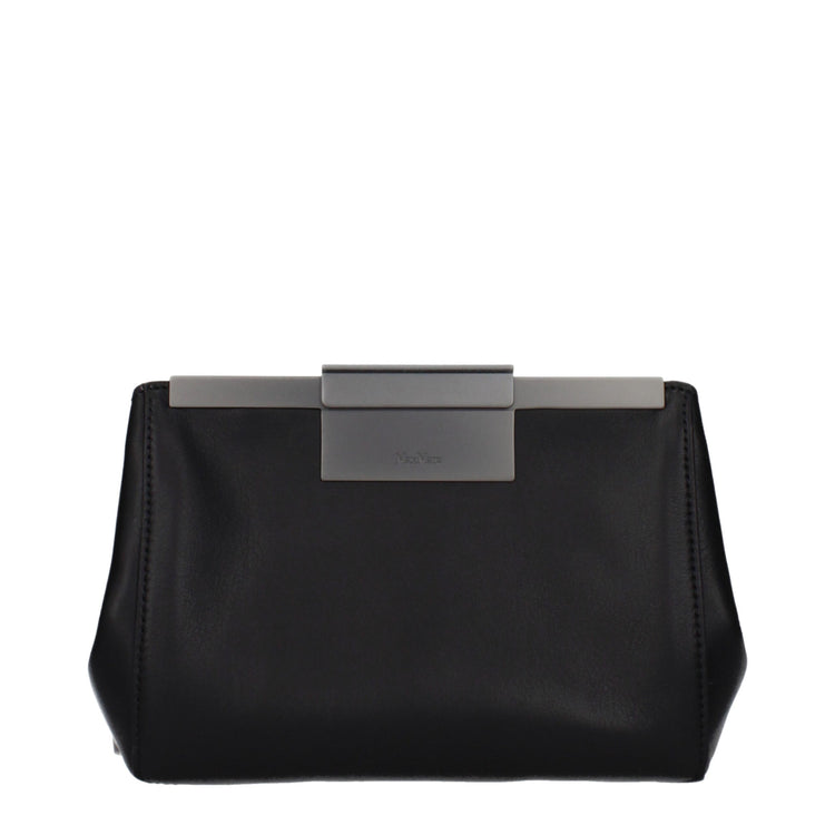 Black Leather Crossbody Bag